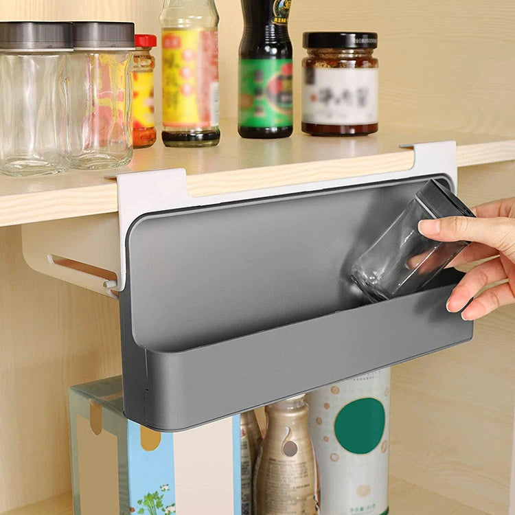 Organizador Porta Temperos Retratil Prateleira Com 6 Potes Cozinha Condimentos