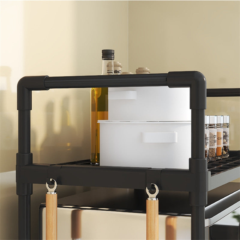 Suporte Organizador Para Microondas Rack Organizar Sua Cozinha Condimentos Temperos Pratos E Copos