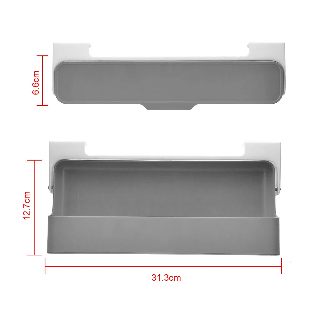 Organizador Porta Temperos Retratil Prateleira Com 6 Potes Cozinha Condimentos