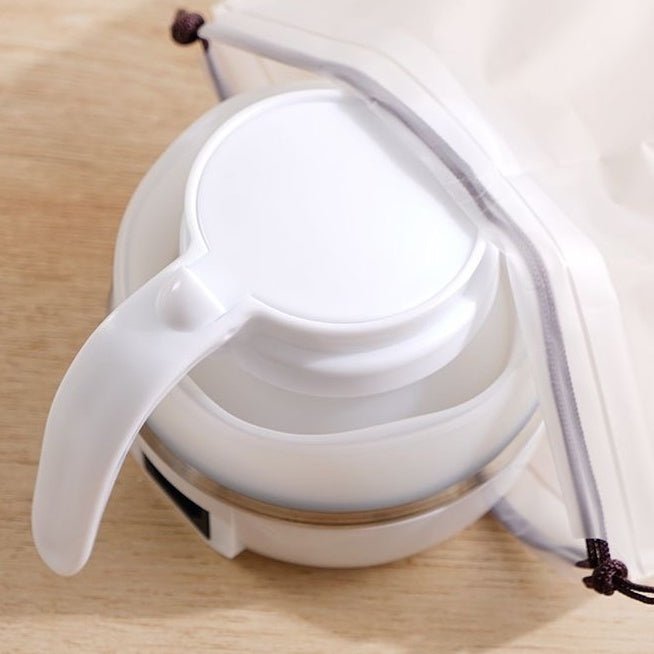 Chaleira Elétrica Dobável 600ml - Compacta, Segura e Perfeita para o Dia a Dia - LK House