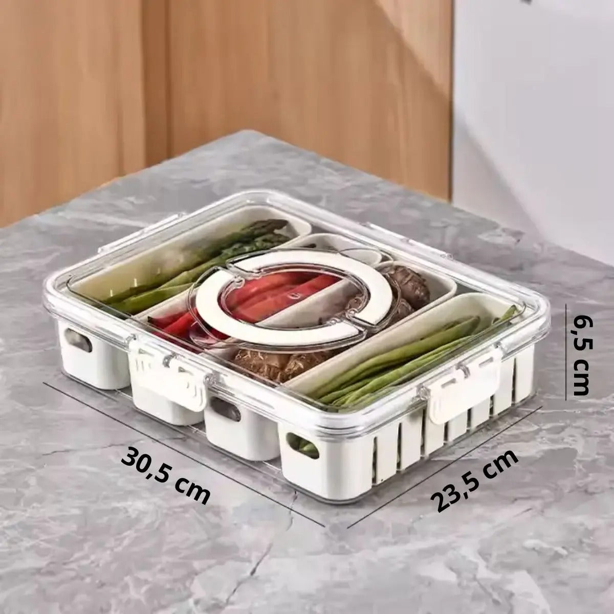 Organizador Hermético Multiuso para Geladeira