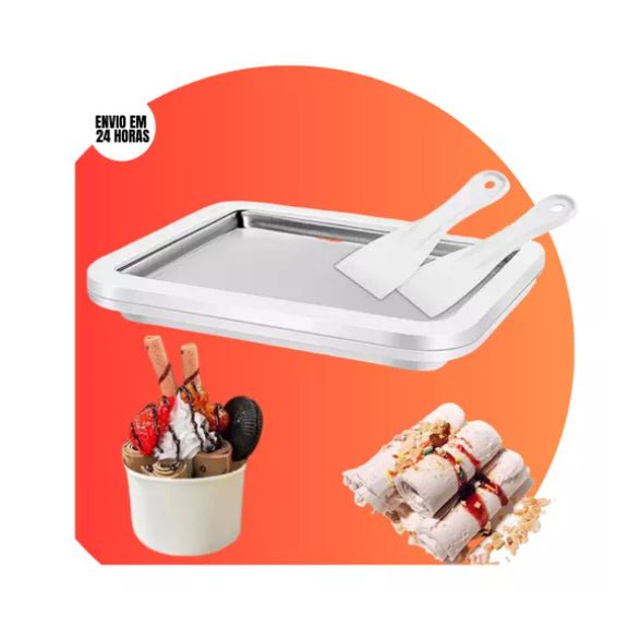 Máquina de Fazer Sorvete em Rolo Sem Fio – Diversão e Sabor na sua Cozinha - LK House