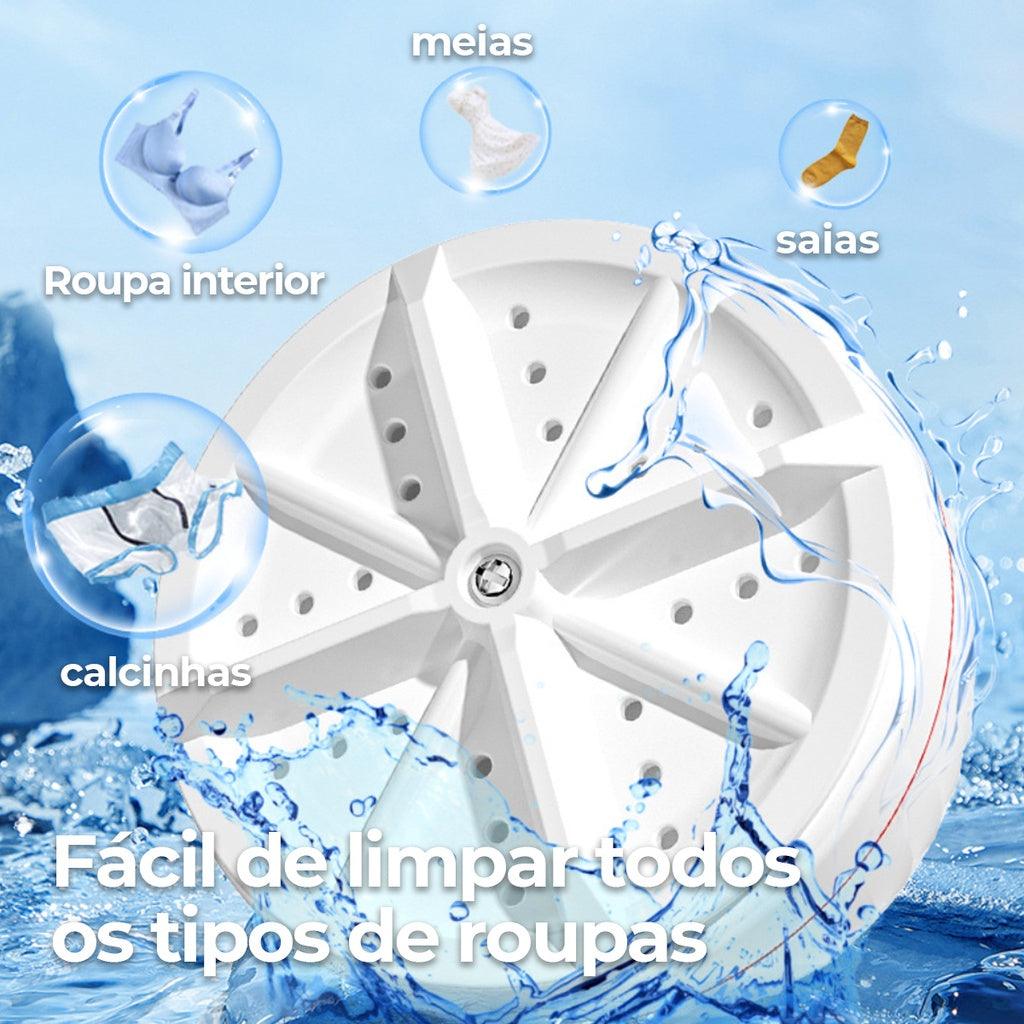 Mini Máquina de Lavar Roupa Turbo Portátil – Compacta e Eficiente - LK House