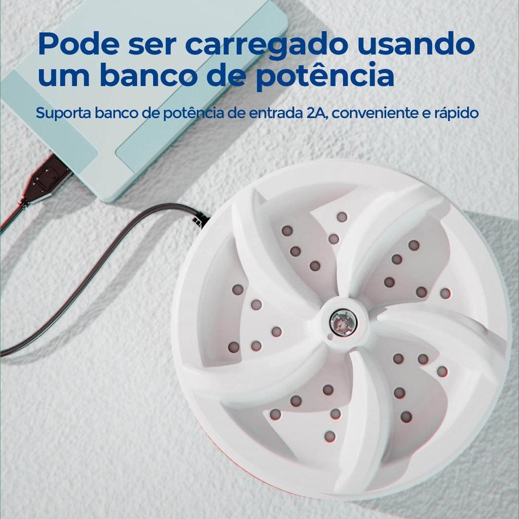 Mini Máquina de Lavar Roupa Turbo Portátil – Compacta e Eficiente - LK House