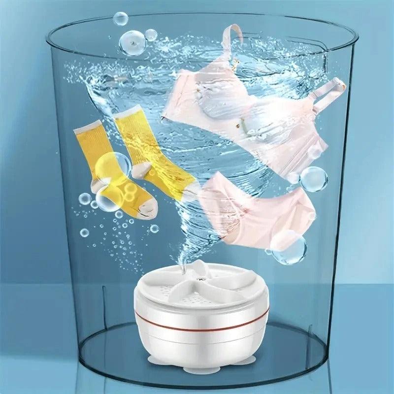 Mini Máquina de Lavar Roupa Turbo Portátil – Compacta e Eficiente - LK House