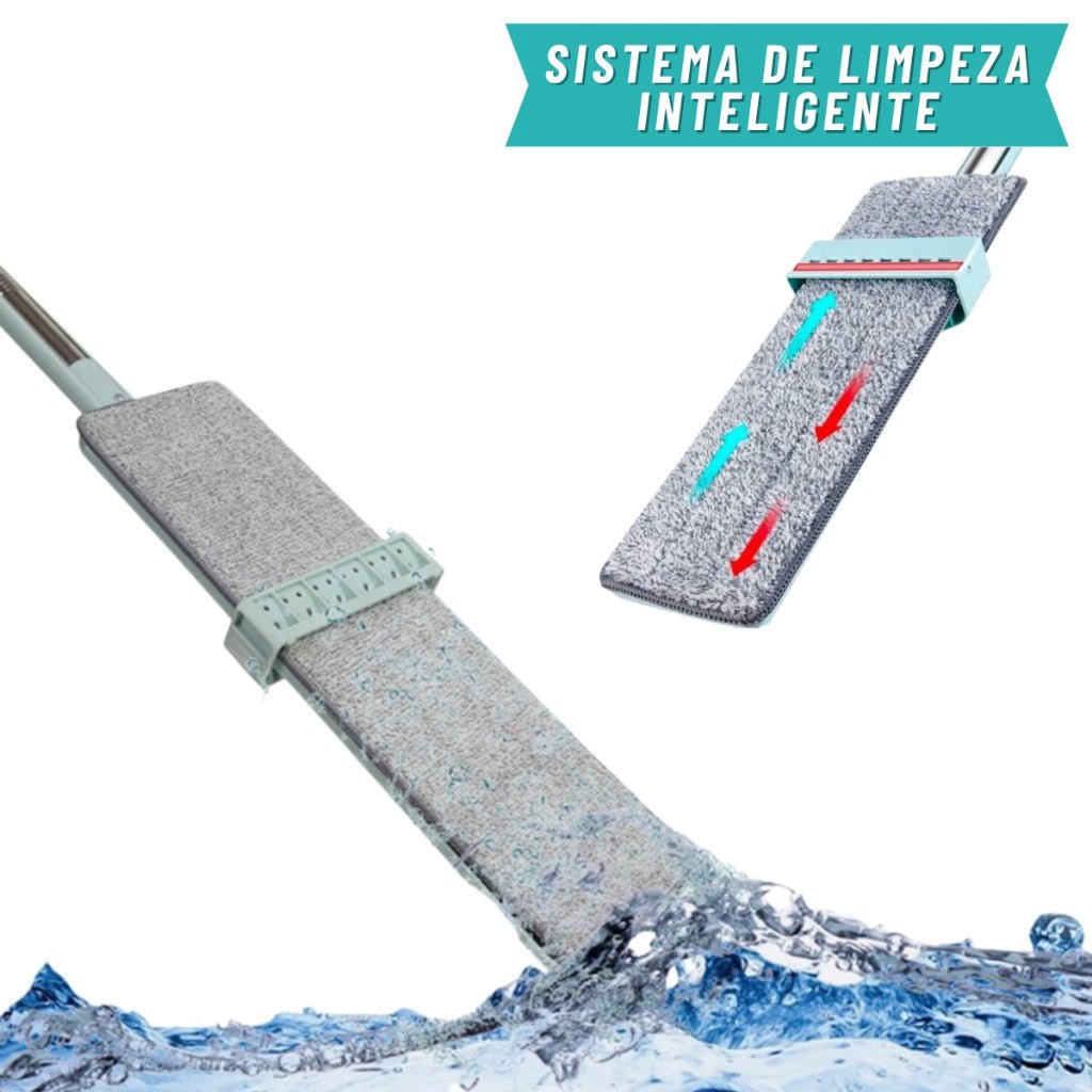 Mop Esfregão Inteligente – Limpeza Rápida e Sem Esforço - LK House