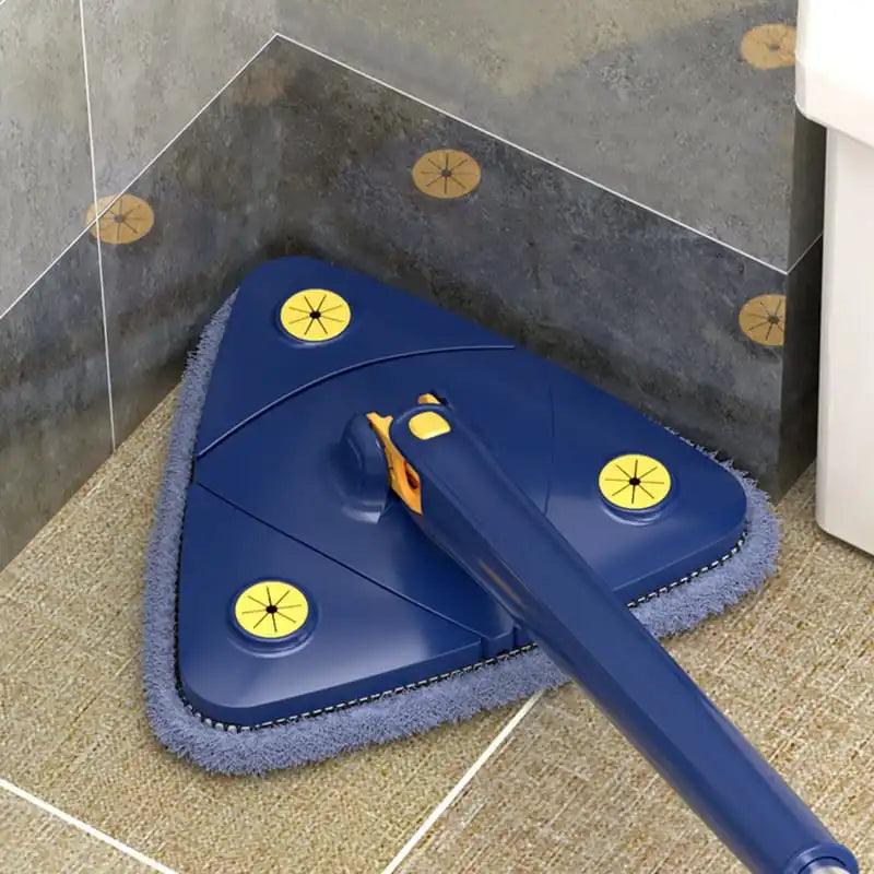 Mop Esfregão Triangular 360° – Alcance Todos os Cantos com Facilidade - LK House