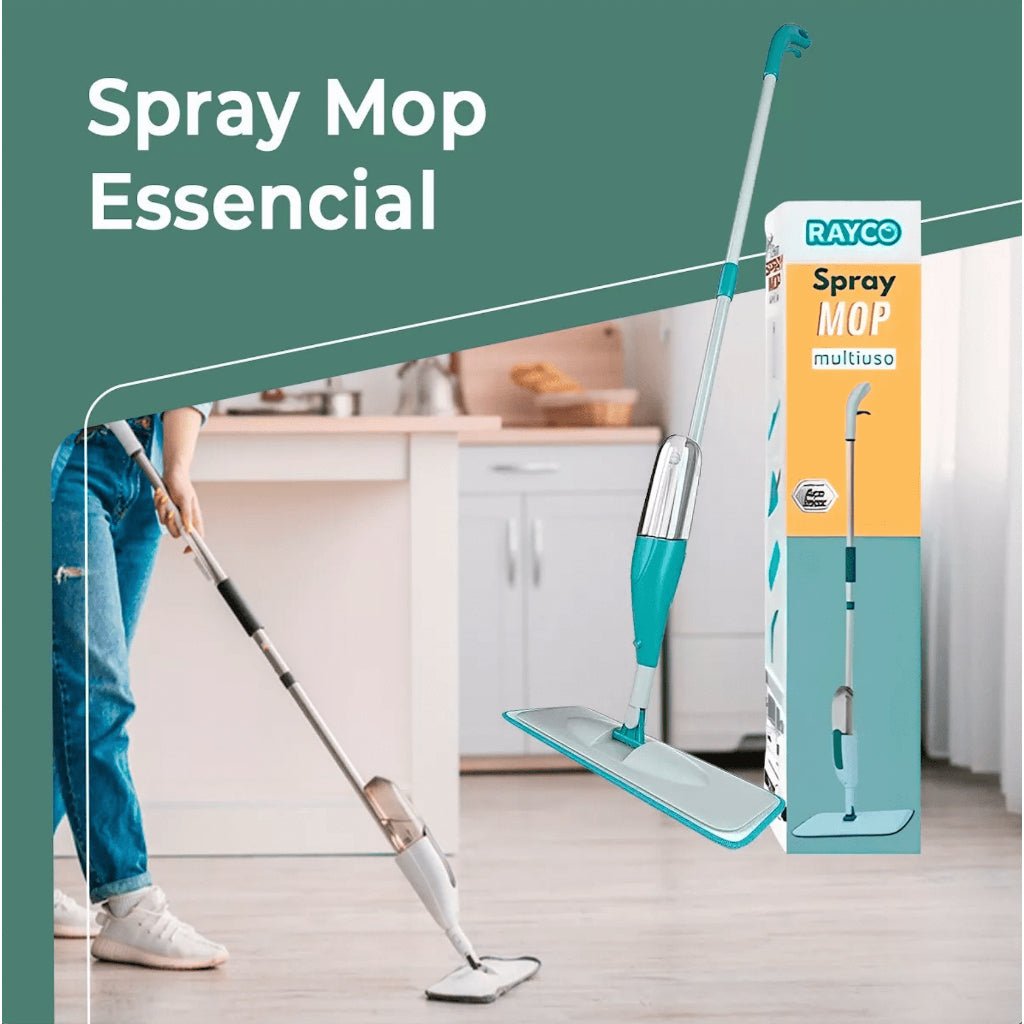 Mop Spray com Refil Microfibra Reutilizável – Limpeza Eficiente e Sem Esforço - LK House