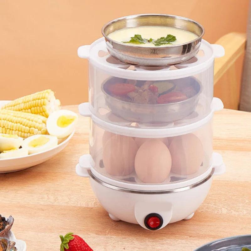 Panela Elétrica Multifuncional para Vaporizar Alimentos – Cozinhe de Forma Rápida e Saudável - LK House