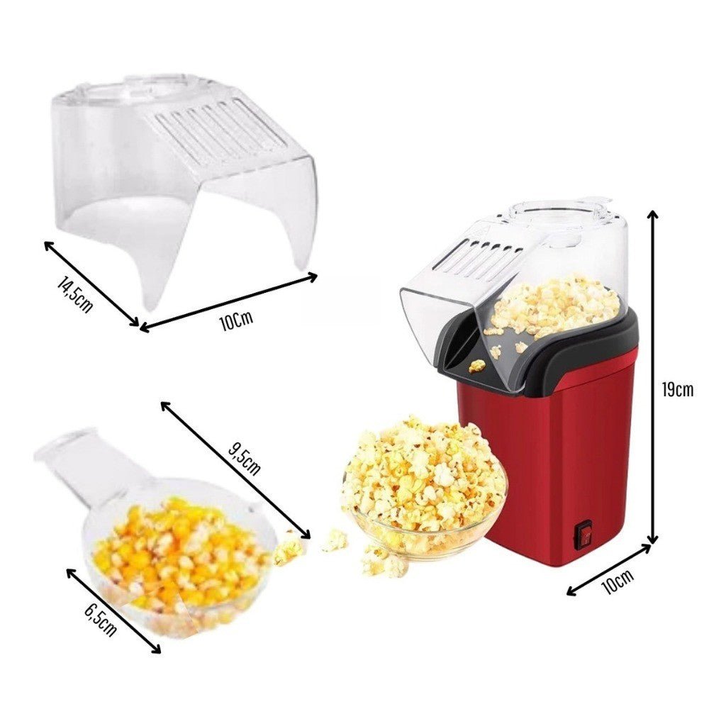 Pipoqueira Elétrica – Sem Óleo, Saudável e Prática para Seu Lanche - LK House