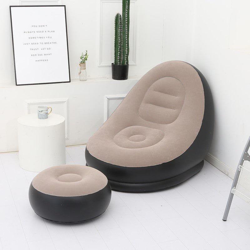 Poltrona e Puff Inflável Ultra Lounge Portátil – Conforto e Versatilidade para Qualquer Ambiente - LK House