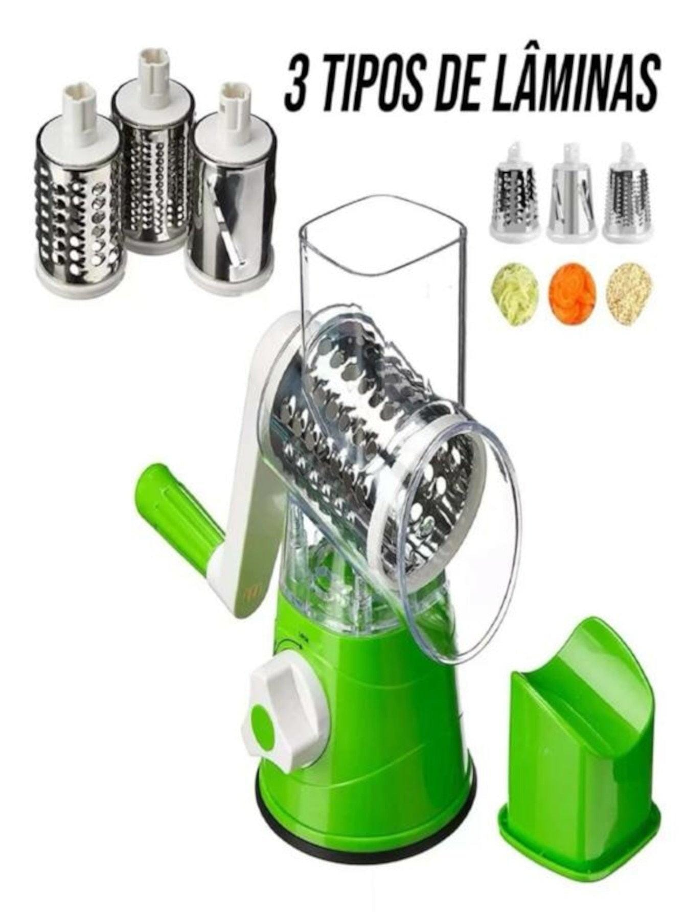 Ralador de Legumes Multifuncional 3 em 1 Manual - LK House