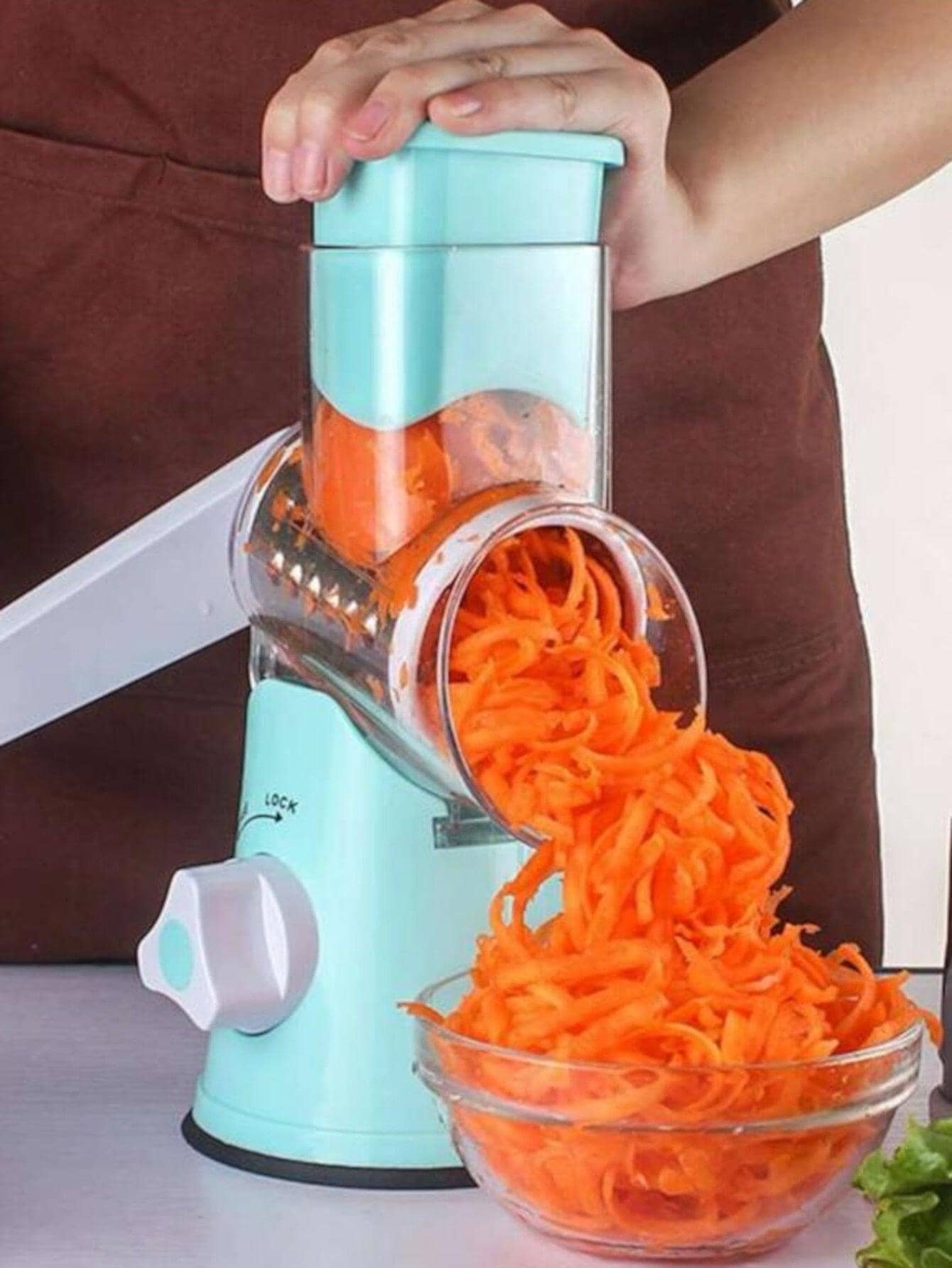 Ralador de Legumes Multifuncional 3 em 1 Manual - LK House