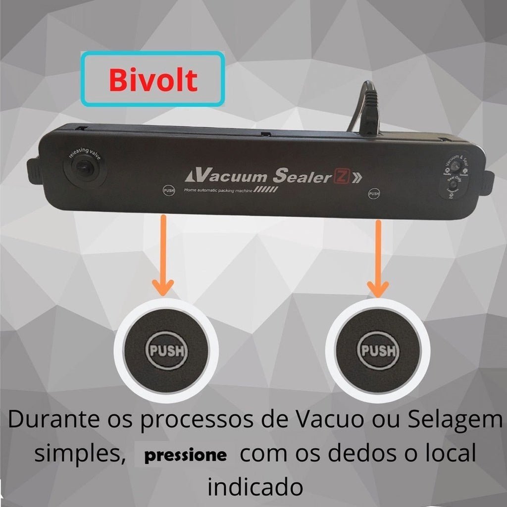 Seladora a Vácuo Doméstica – Conserve Alimentos por Mais Tempo - LK House