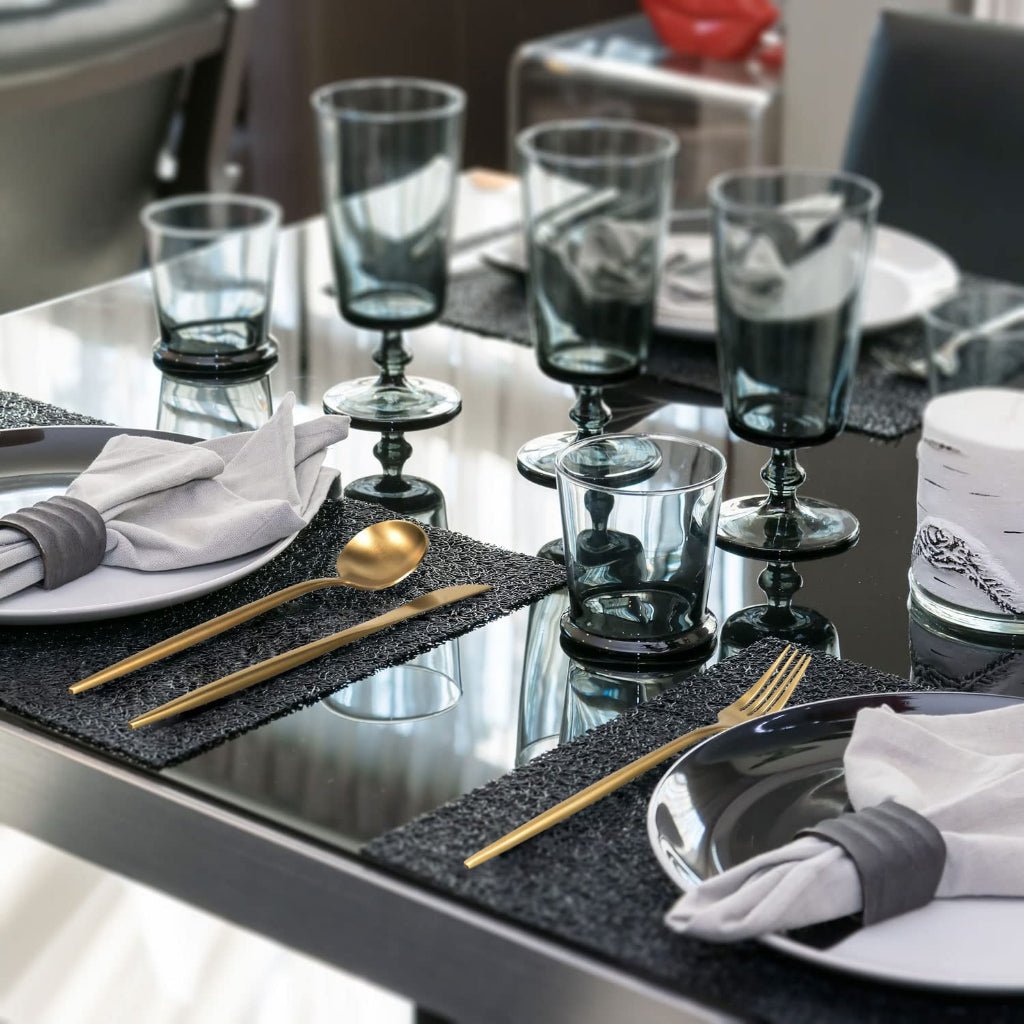 Talheres Dourados 24 Peças de Aço Inox – Elegância e Durabilidade para Sua Mesa - LK House