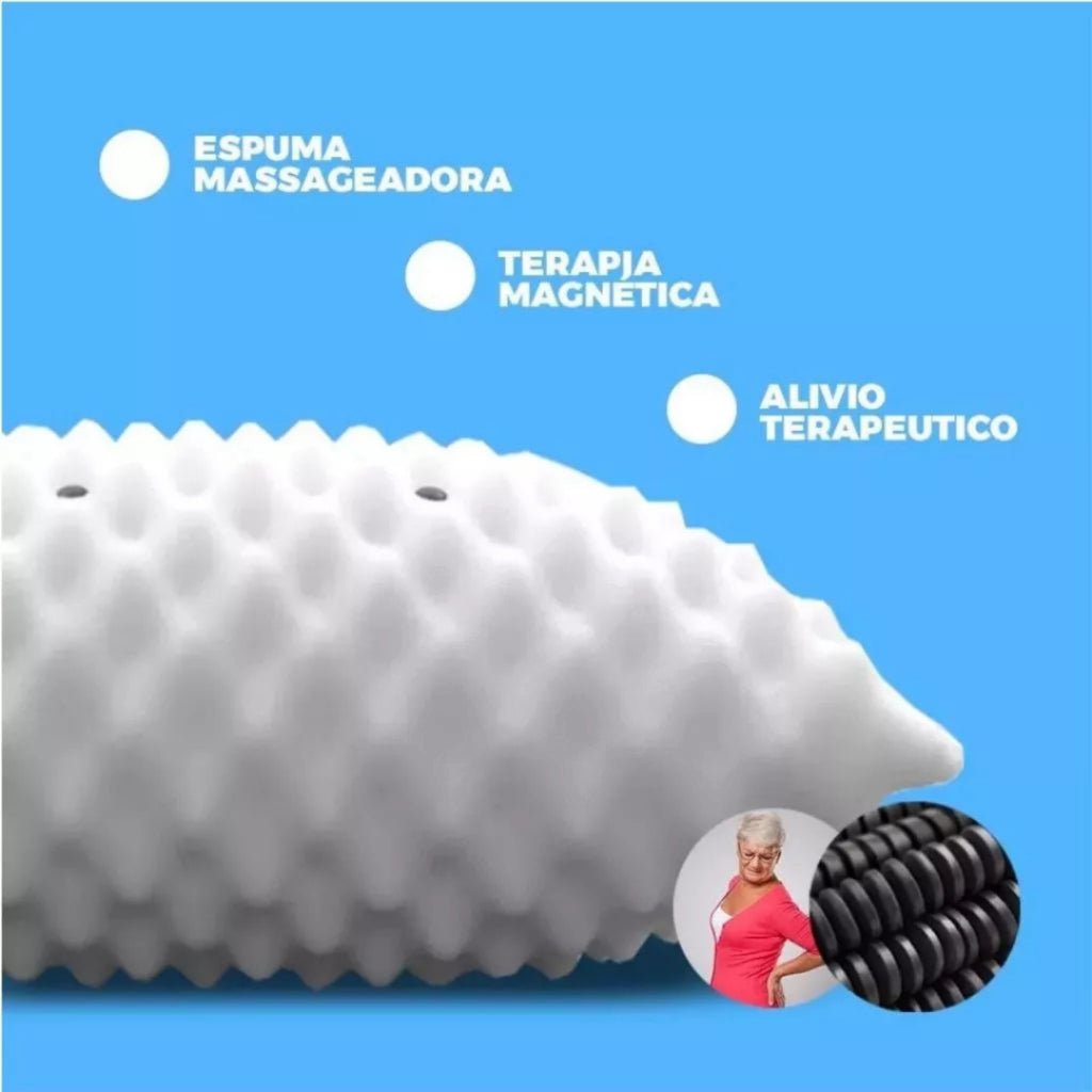 Travesseiro Anti Ronco Magnético - Ortopédico e Massageador para Alívio da Dor - LK House
