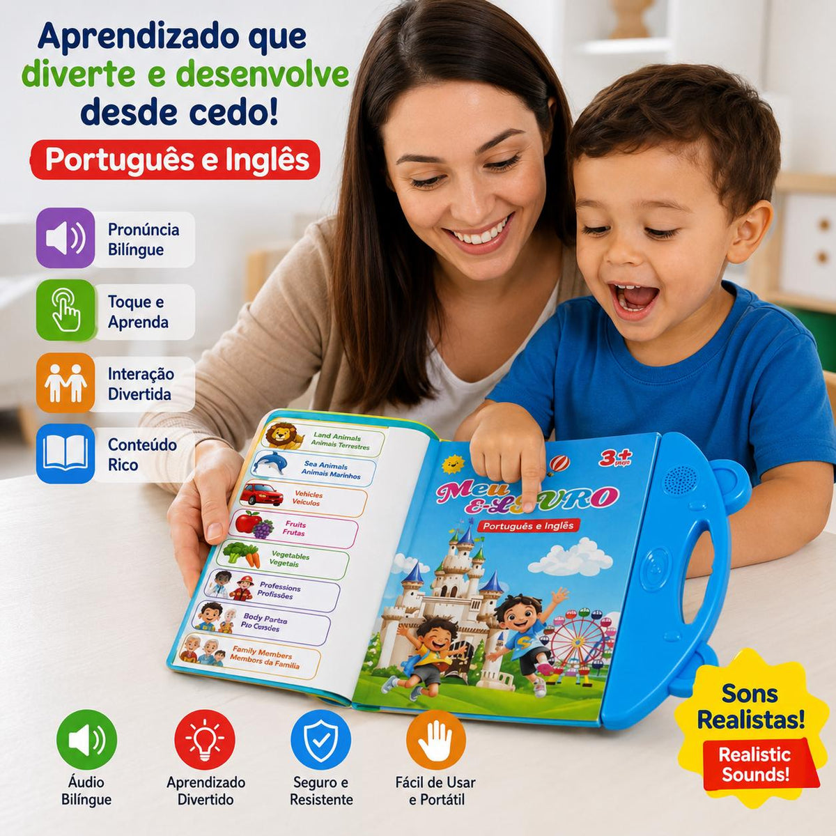 Livro Falante Bilíngue - capa