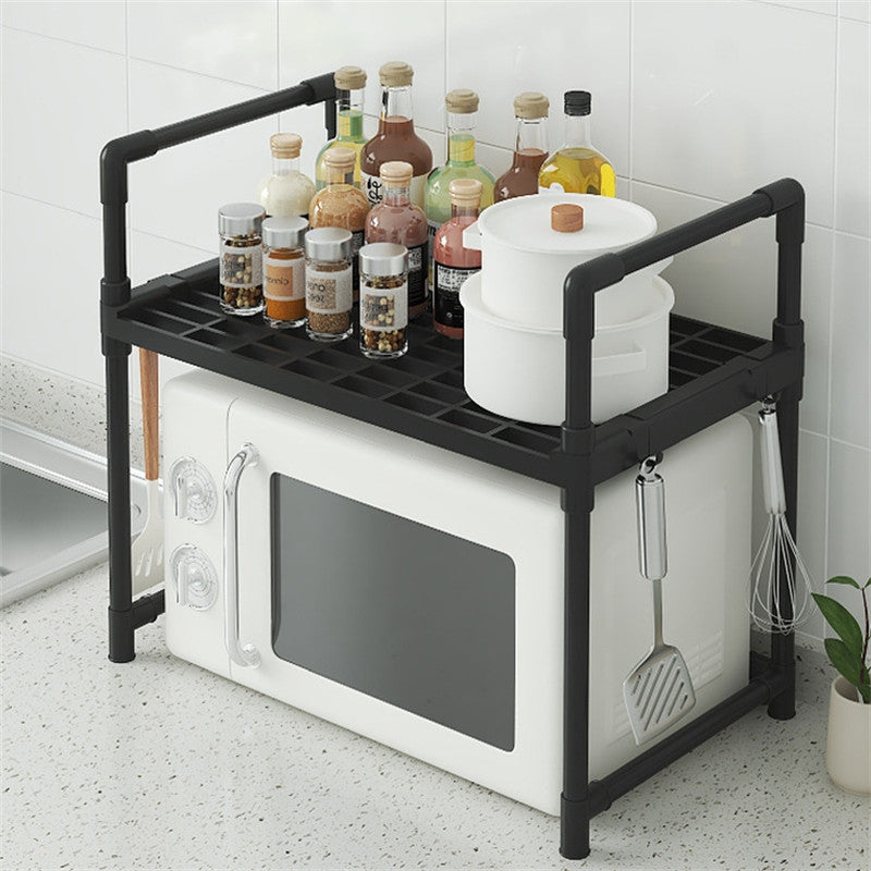 Suporte Organizador Para Microondas Rack Organizar Sua Cozinha Condimentos Temperos Pratos E Copos