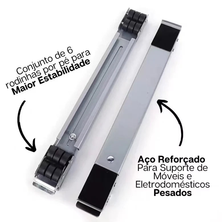 Base Movedor com Rodinhas — Menos Esforço ao Mover Eletrodomésticos