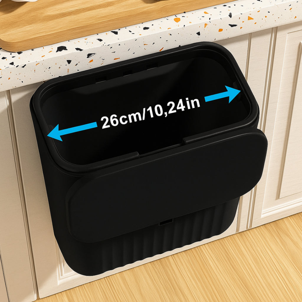 Lixeira Suspensa Adesiva Anti Odor – Praticidade e Elegância na Sua Cozinha