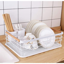 Escorredor de Louças com Porta Talheres – Organização e Sofisticação na Cozinha