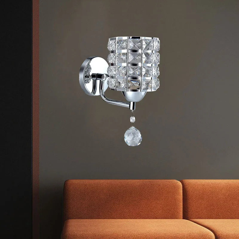 Luminária de Parede Decorativa em Cristal – Luxo e Iluminação