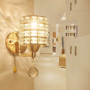 Luminária de Parede Decorativa em Cristal – Luxo e Iluminação