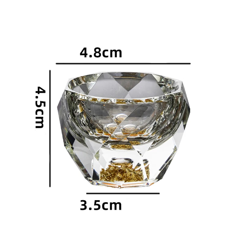 Copo de Whisky Cristal 50ml – Detalhes em Ouro para Servir com Estilo