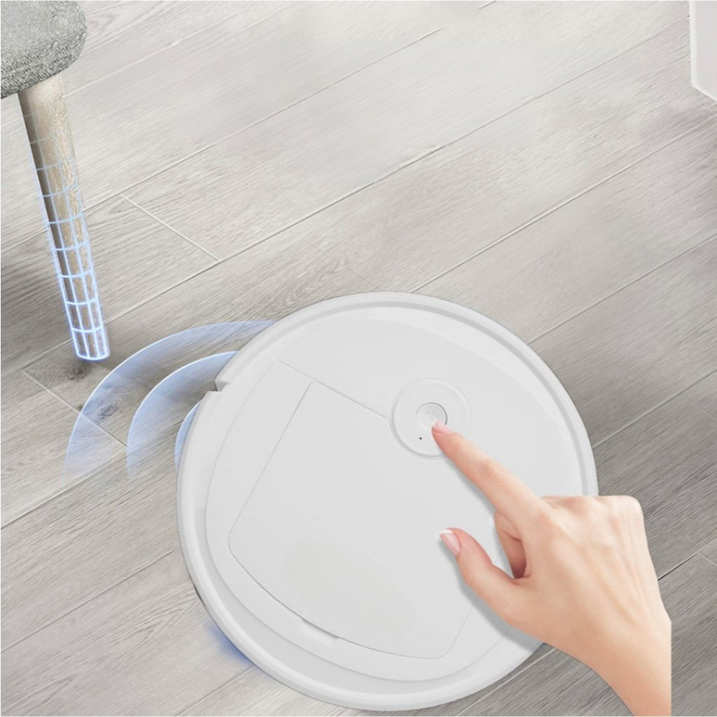 Aspirador De Pó Robô Automático Inteligente - Limpeza Eficiente Sem Esforço - LK House