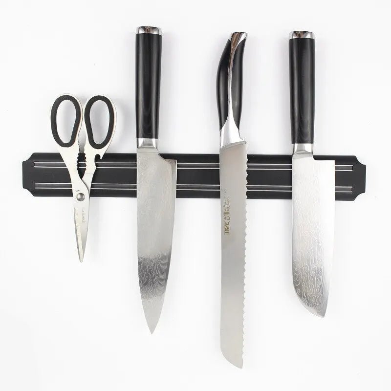 Barra Magnética 50cm para Facas – Organização Segura e Funcional para Sua Cozinha - LK House