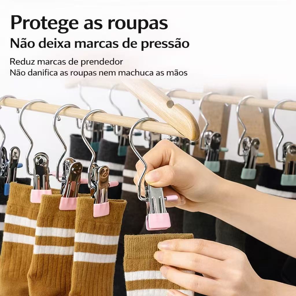 30 Pçs Clipes De Cabide Com Economia De Espaço - imagem 4