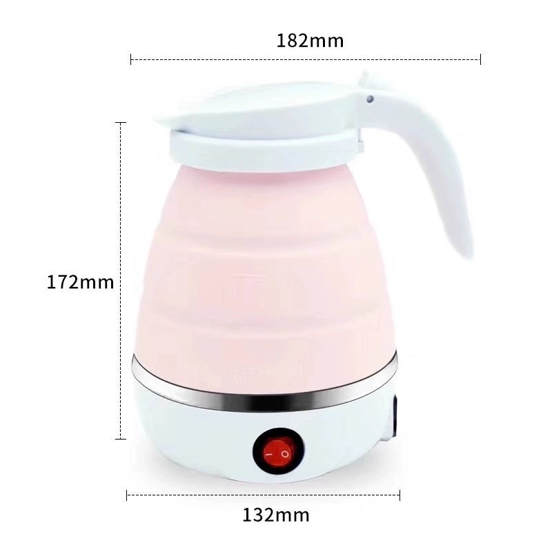 Chaleira Elétrica Dobável 600ml - Compacta, Segura e Perfeita para o Dia a Dia - LK House