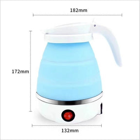 Chaleira Elétrica Dobável 600ml - Compacta, Segura e Perfeita para o Dia a Dia - LK House