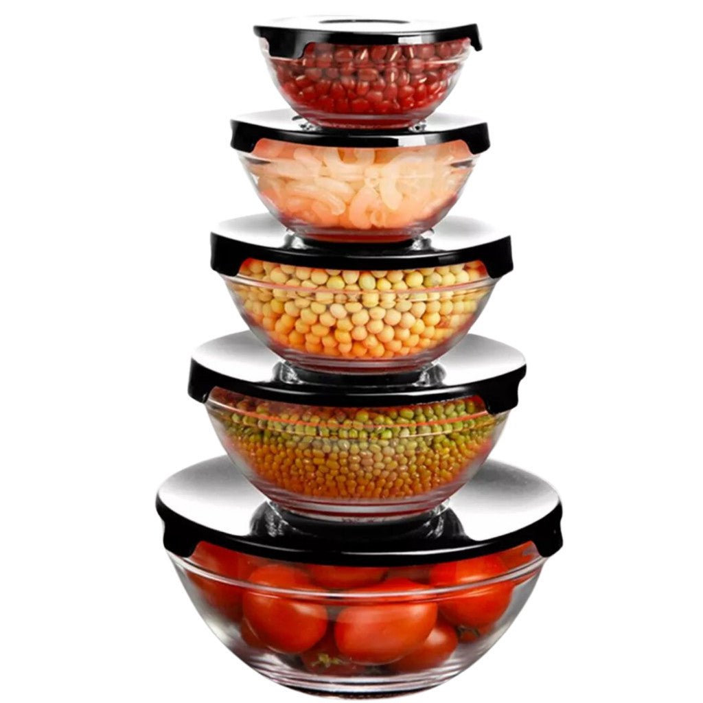 Conjunto de Tigelas Bowl 5 Peças – Organização e Frescor na Sua Cozinha - LK House
