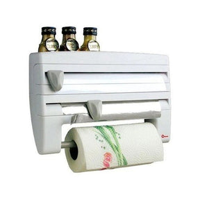 Dispenser 4 em 1 para Cozinha - Cortador e Organizador Multifuncional - LK House