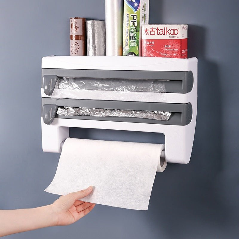 Dispenser 4 em 1 para Cozinha - Cortador e Organizador Multifuncional - LK House