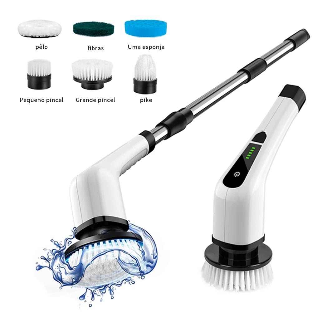 escova eletrica de limpeza 9 em 1 – Limpeza Rápida e Eficiente - LK House