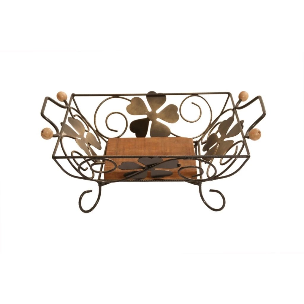 Fruteira Quadrada de Flor - Sofisticação e Funcionalidade para sua Decoração - LK House