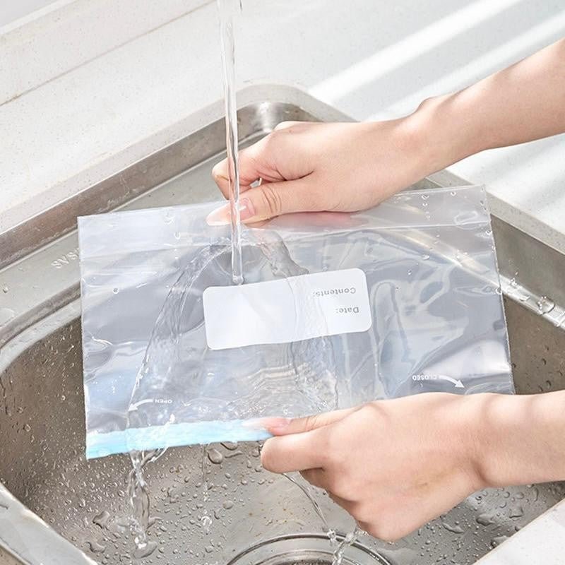 Kit 20 Sacos Herméticos Reutilizáveis para Alimentos – Mais Organização e Conservação para Sua Cozinha - LK House