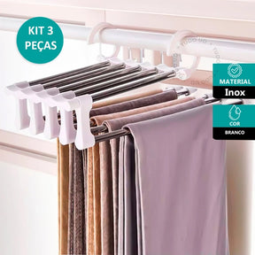 Kit 3 Cabide Retrátil MasterFlex 5 em 1 – ULTIMAS UNIDADES - LK House