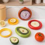 Kit 4 Potes de Silicone para Conservar Alimentos – Mantém Frescos até 3x Mais Tempo - LK House