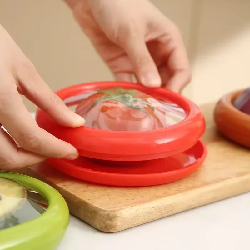 Kit 4 Potes de Silicone para Conservar Alimentos – Mantém Frescos até 3x Mais Tempo - LK House