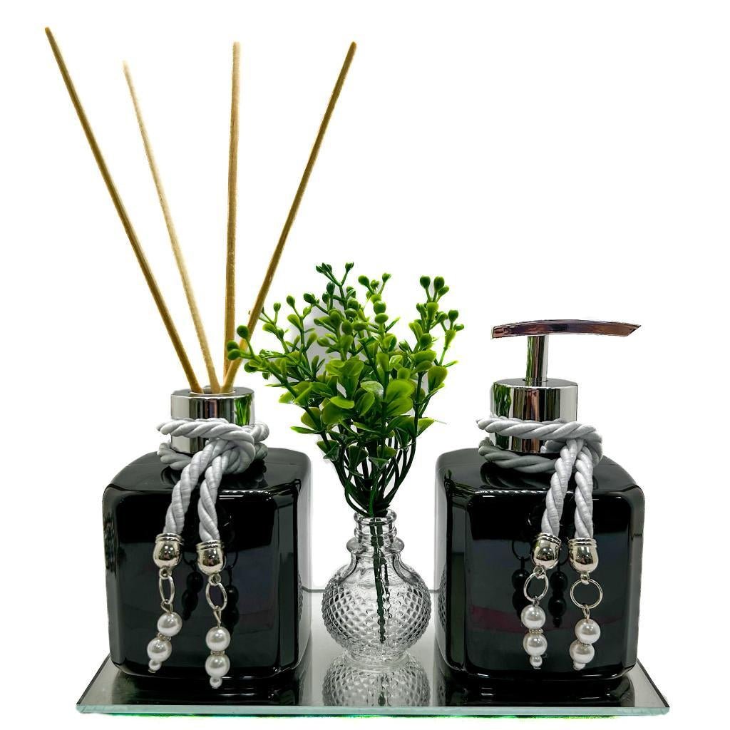 Kit Lavabo Turmalina Preto – Elegância e Sofisticação para seu Ambiente - LK House