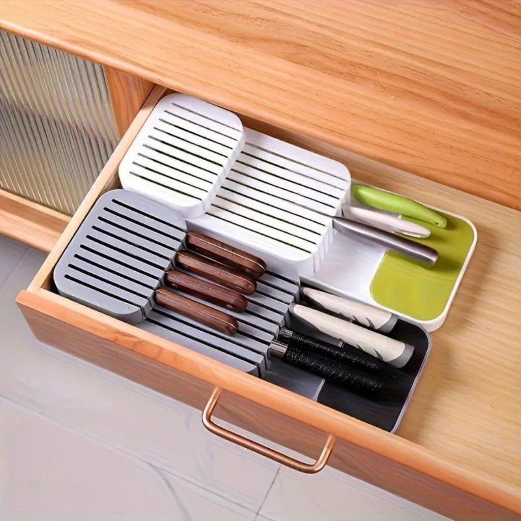 Kit Organizador de Gaveta para Talheres e Facas – Mais Organização e Praticidade na Cozinha - LK House