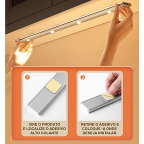 Lâmpada de Led Magnética Com Sensor de Movimento - LK House