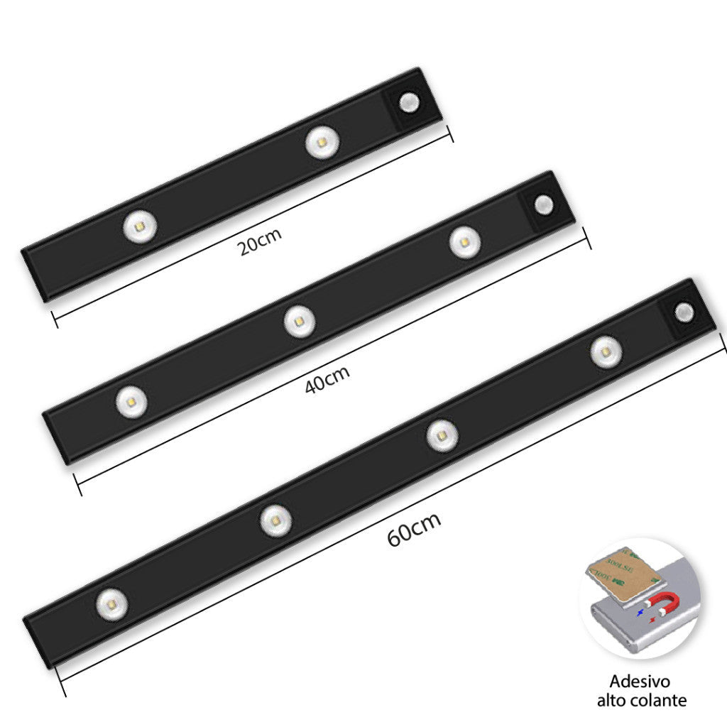 Lâmpada de Led Magnética Com Sensor de Movimento - LK House