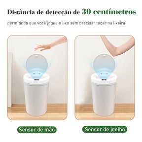 Lixeira Automática inteligente com sensor infravermelho 12 litros - LK House