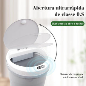 Lixeira Automática inteligente com sensor infravermelho 12 litros - LK House