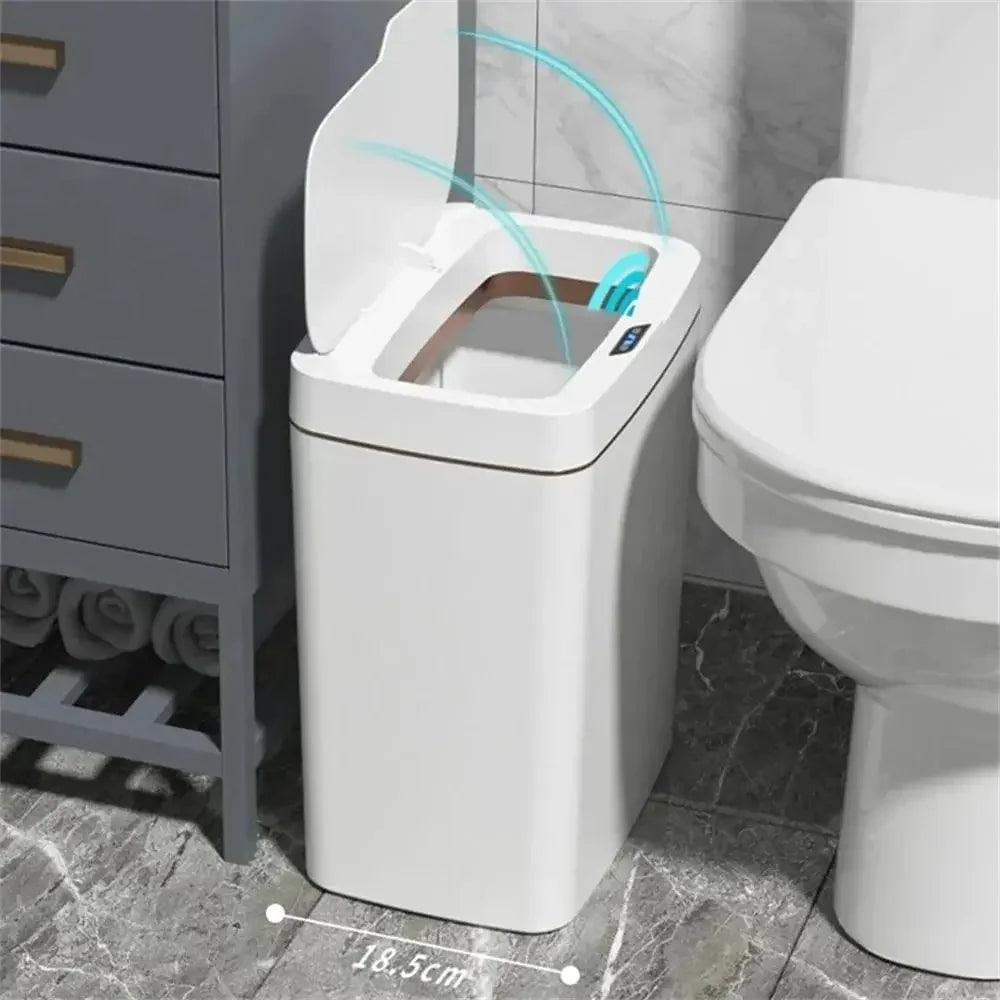 Lixeira inteligente para banheiro ensacamento automático 15L - LK House