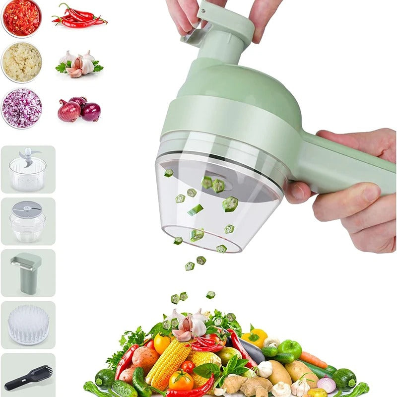 Triturador Elétrico de Vegetais 4 em 1